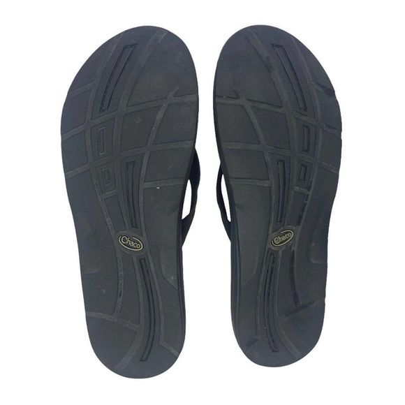 Chaco Thong Sandals Men's 14 US Black Flip Flop Slide Hiking Comfort Water Shoe - Picture 5 of 7